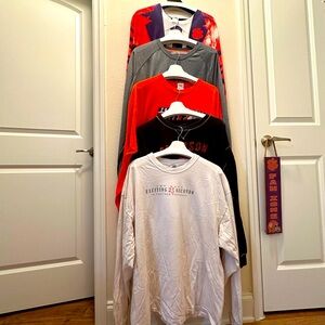 Bundle of 5. Mens Clemson Long sleeve shirts. All XXL (CT0033)